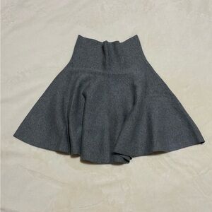 Gray Women's Mini Skirt